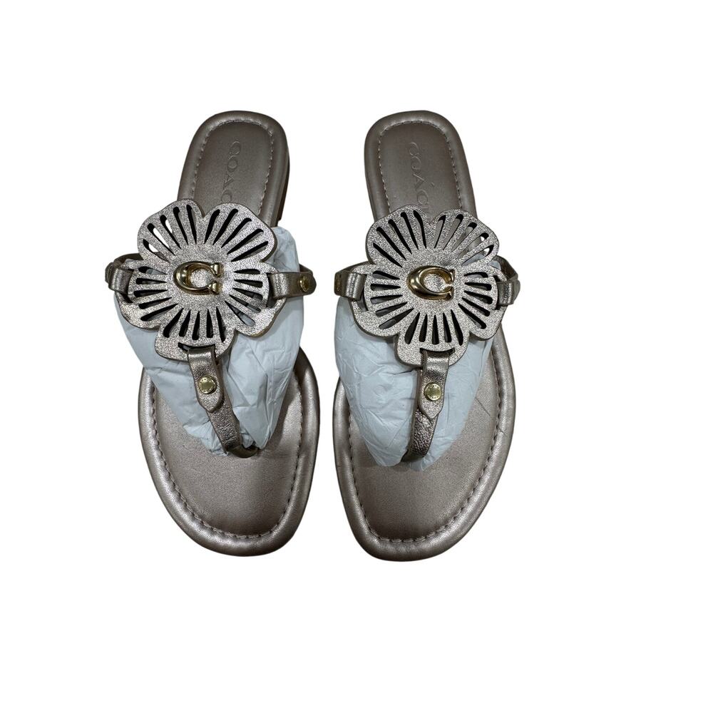 Coach Julia Sandals Champagne size 8